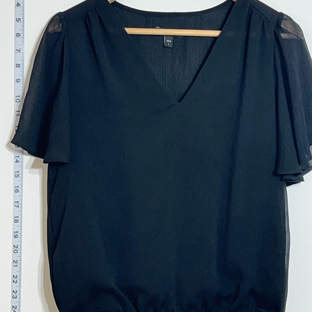 Elegant Black Women's Top